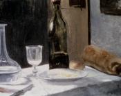 克劳德 莫奈 : Still Life With Bottles